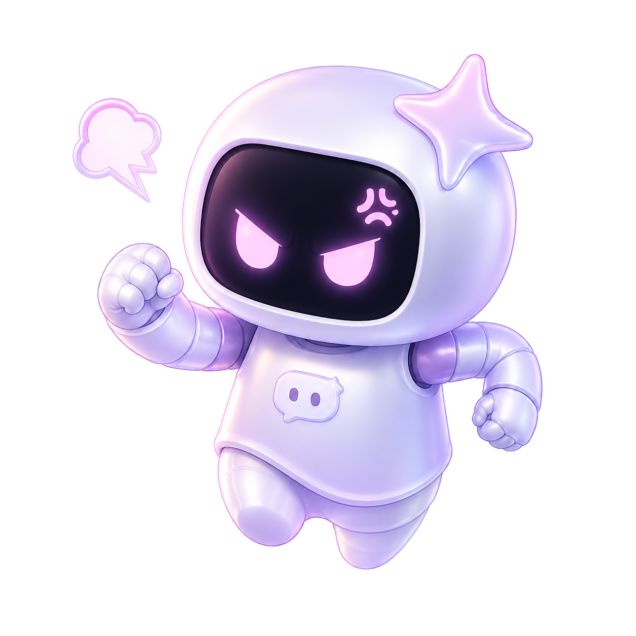 Chatto mascot — free Twitch and YouTube chat overlay presets